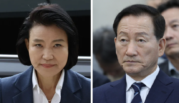 이진숙 방통위원장(왼쪽)과 류희림 방심위원장. 연합뉴스 