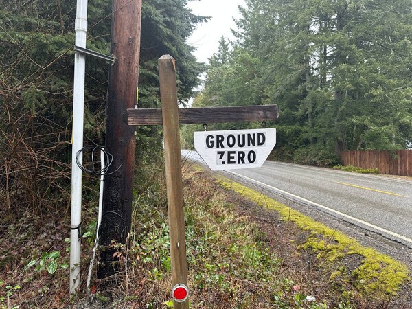 워싱턴 주 시애틀 인근에 있는 킷샙의 '그라운드 제로'