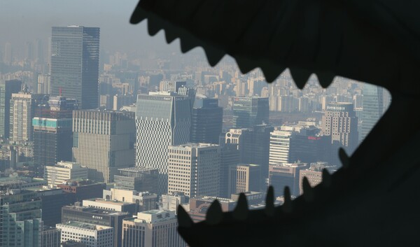 기업 체감경기가 비관적인 상태가 이어지고 있다. 사진은 기업들이 몰려 있는 여의도 일대. 연합뉴스 자료사진