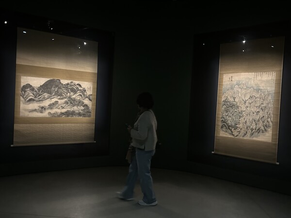 호암미술관 '겸재 정선' 들머리, 인왕제색과 금강전도 .