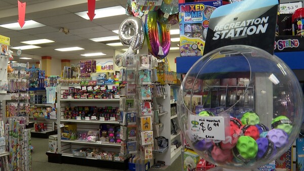 미국 워싱턴D.C.의 '차일드 플레이 토이즈' 가게에 진열된 장남감들. 2025. 04. 18 [AFP=연합뉴스]