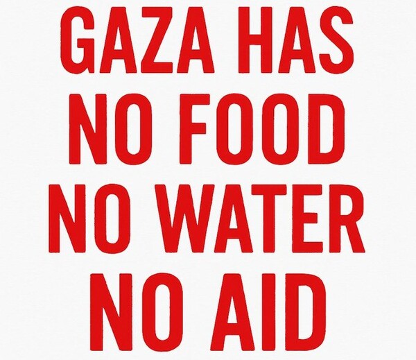 가자에서는 모든 식량과 구호의 반입이 두달째 가로막혀 있다. 
