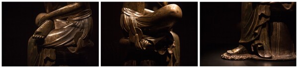 그림3) 중세 한국어 ‘생각’에서 ‘생’의 끝소리는 꼭지이응이다. 이때 꼭지이응은 ‘움돋아․움솟아’의 뜻이다. 15세기 ‘움ㅎ’으로 쓰인 ‘움’은 새로 돋고 나는 싹이다. 딱딱한 씨알이 깨져야 앗숨(ㅎ)이 튼다. 금동미륵보살반가사유상. 국보 제83호, 국립중앙박물관 소장.