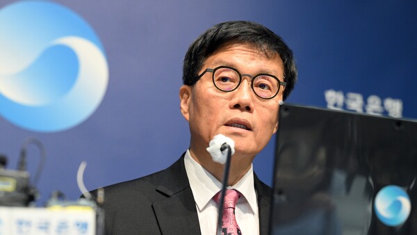 이창용 한국은행 총재가 29일 서울 중구 한국은행에서 열린 금융통화위원회 금리 결정에 대한 기자간담회에서 발언하고 있다. 2025.5.29 [사진공동취재단] 연합뉴스