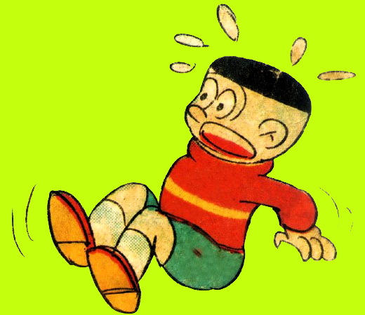 김기율 화백의 만화 주인공 '도토리'. 김성수 시민기자 제공