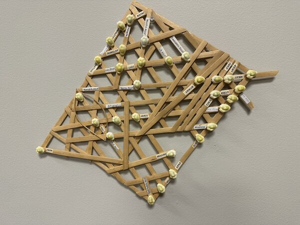 마셜제도 원주민들의 전래 항해지도.   김찬휘