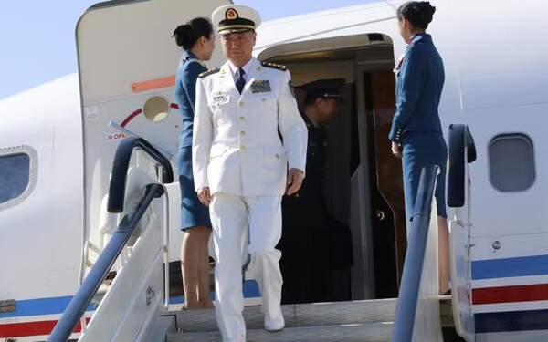 지난해 11월 정직당한 뒤 실각한 먀오화 전 중앙군사위 정치공작부 주임.  일본경제신문 6월 4일