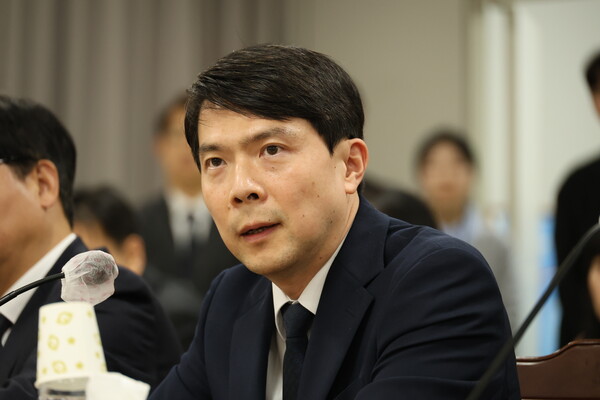 17일 오후 대전 서구 대전고등검찰청에서 열린 국회 법제사법위원회의 대전고검·지검, 청주지검, 광주고검·지검, 전주지검, 제주지검 등에 대한 국정감사에서 성상헌 대전지검장이 의원 질의에 답변하고 있다. 2024.10.17. 연합뉴스