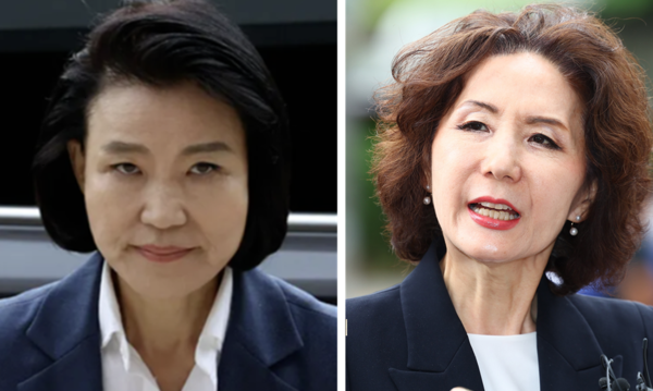 이진숙 방송통신위원장(왼쪽)과 이진숙 교육부 장관 후보자. 연합뉴스