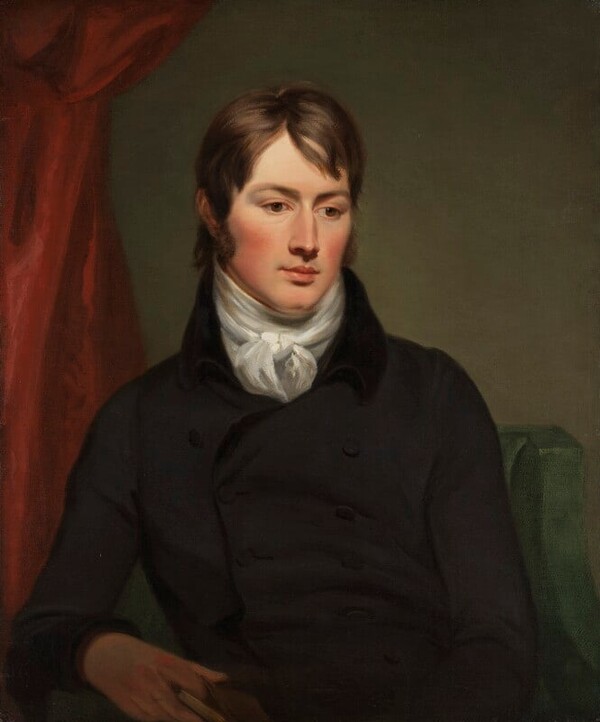 존 컨스터블(John Constable)의 젊은 시절 초상화. 1799년에 렘제이 리인에글(Ramsay Richard Reinagle)이 그렸다. (런던 '국립 초상화 갤러리(National Portrait Gallery)' 소장)