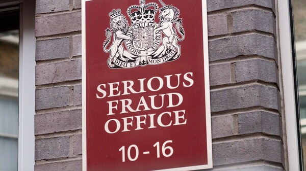 런던에 있는 SFO 본부 안내판. (구글이미지)