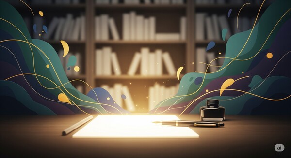 인공지능으로 제작한 '글쓰기' 이미지. Thomas Kim 시민기자 