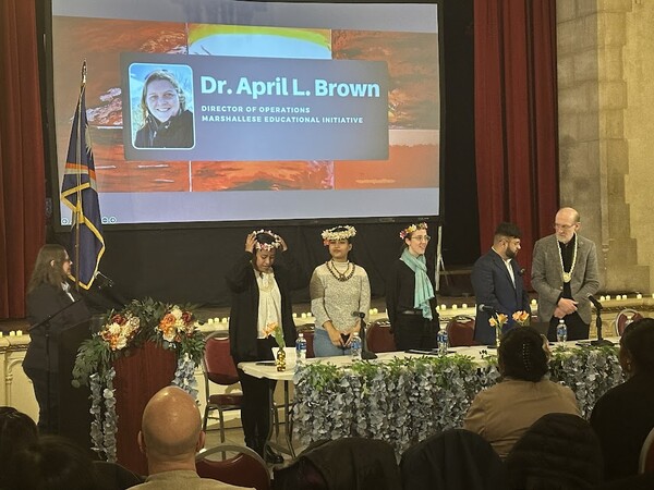 핵 피해자 추모의 날 행사.