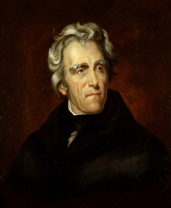 Thomas Sully, Andrew Jackson (1857), U.S. Senate Collection.