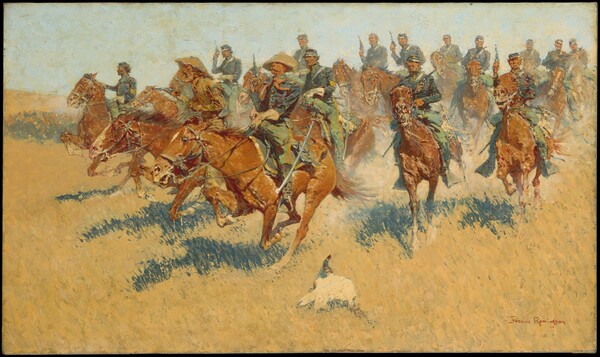 Frederic Remington, On the Southern Plains (1907), Metropolitan Museum of Art