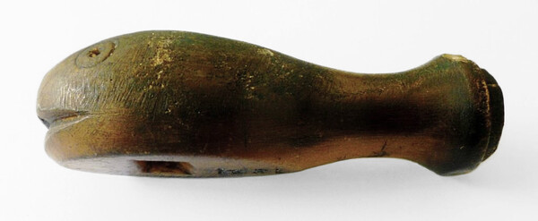 1821년 런던 경찰이 쓰던 고래뼈로 만든 호루라기. (위키피디아)