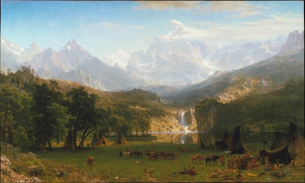 Albert Bierstadt, 'The Rocky Mountains, Lander's Peak'(1863). Metropolitan Museum of Art