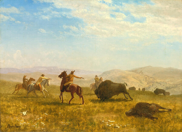 Albert Bierstadt, 'The Wild West'. Public Domain