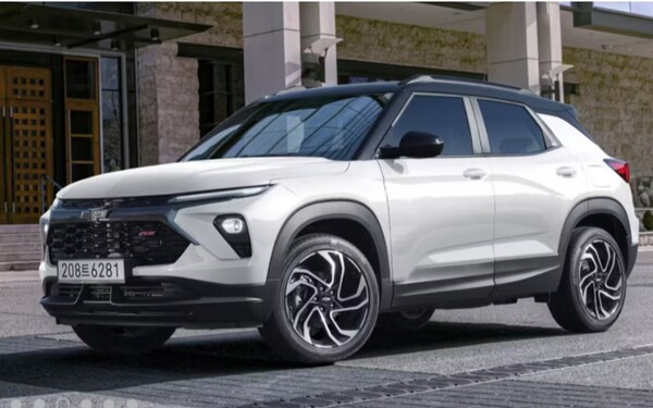 GM의 한국산 시보레 소형차.  일본경제신문 7월 23일