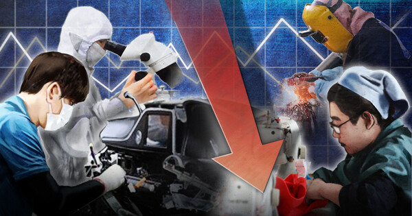 미국의 7월 제조업 일자리가 1만 1000명 감소하는 등 고용쇼크가 벌어지고 있다. 연합뉴스 자료사진