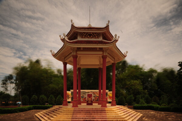 빈딘성 빈안학살 사건 위령제단. (한베평화재단)