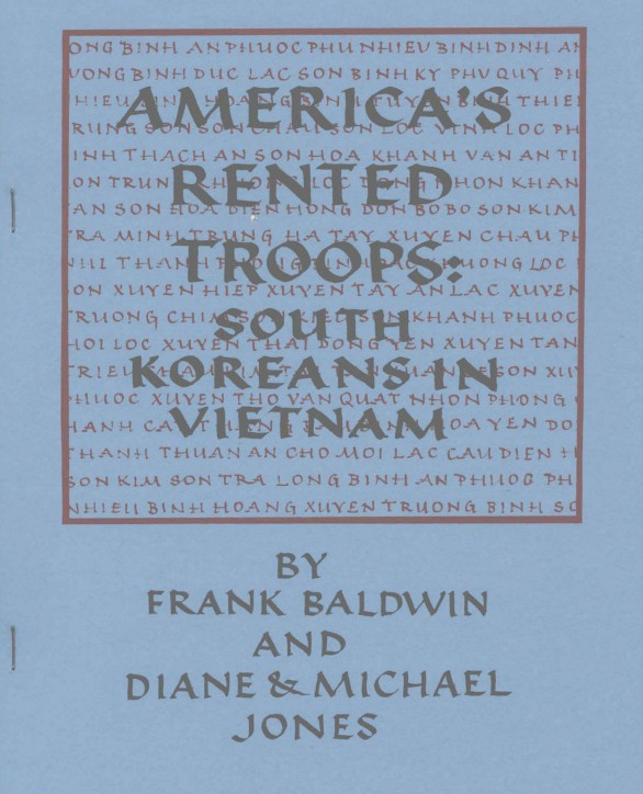 남베트남에 파병된 한국군은 미국이 대여한 병력이었다고 비판한 대표적인 문건이다. 용병 논란에 불을 지핀 초기 분석서로 평가된다. (Public Domain) 