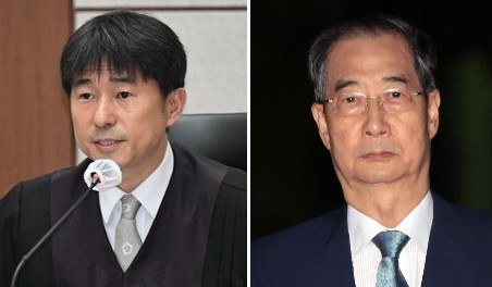 지귀연 판사와 한덕수 전 국무총리. 