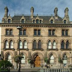 영국 더럼 달링턴의 백하우스 은행(현 바클레이즈) 이미지.(quakersintheworld)