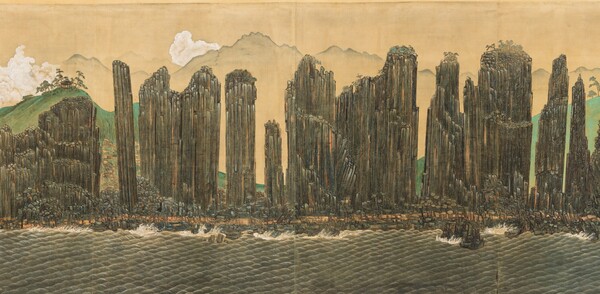 총석정절경 부분.