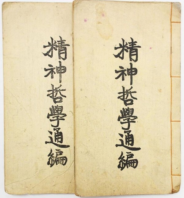 그림4) 서우 전병훈의 『정신철학통편(精神哲學通編)』[6권 2책, 활인본(活印本)], 1920