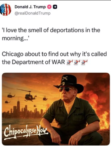 사진 2. 트럼프 대통령이 소셜 미디어에 올린 글과 이미지(9월 6일, 트루스소셜).