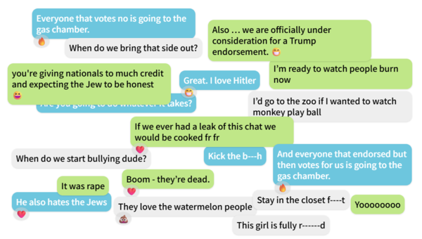 미국 정치 전문 매체 〈폴리티코〉는 14일 단독 기사를 통해 전국 각지의 '영 리퍼블리컨'(Young Republican) 지도자들이 텔레그램 채팅방에서 나눈 인종차별적이고, 폭력적이고, 음란한 다량의 대화를 폭로했다. 2025. 10. 14 [폴리티코 캡처]