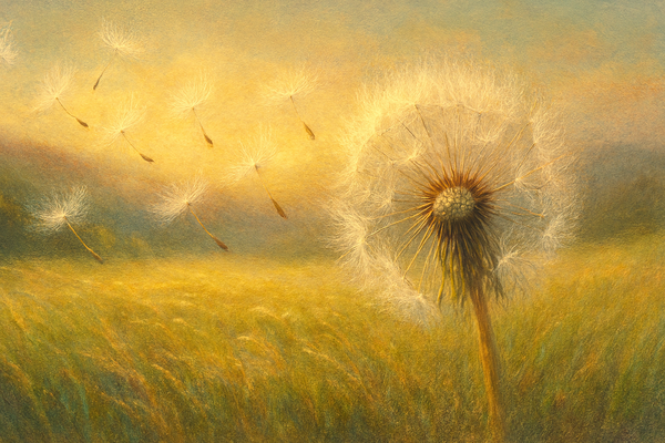 민들레 일러스트. 챗지피티=김호경