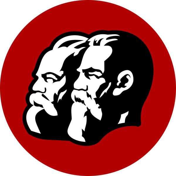 마르크스와 엥겔스.(위키피디아)